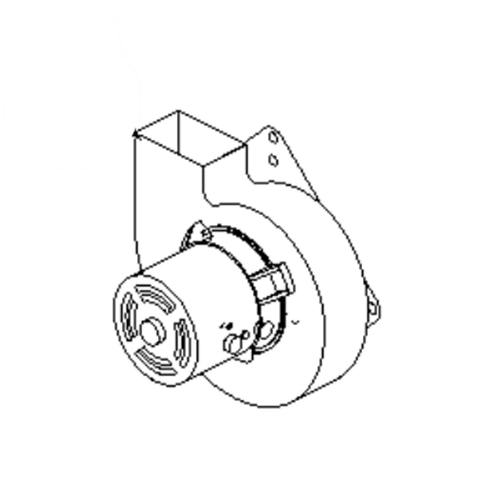 Part #b1859005S, Goodman Ventor Motor Assy Gmp Series