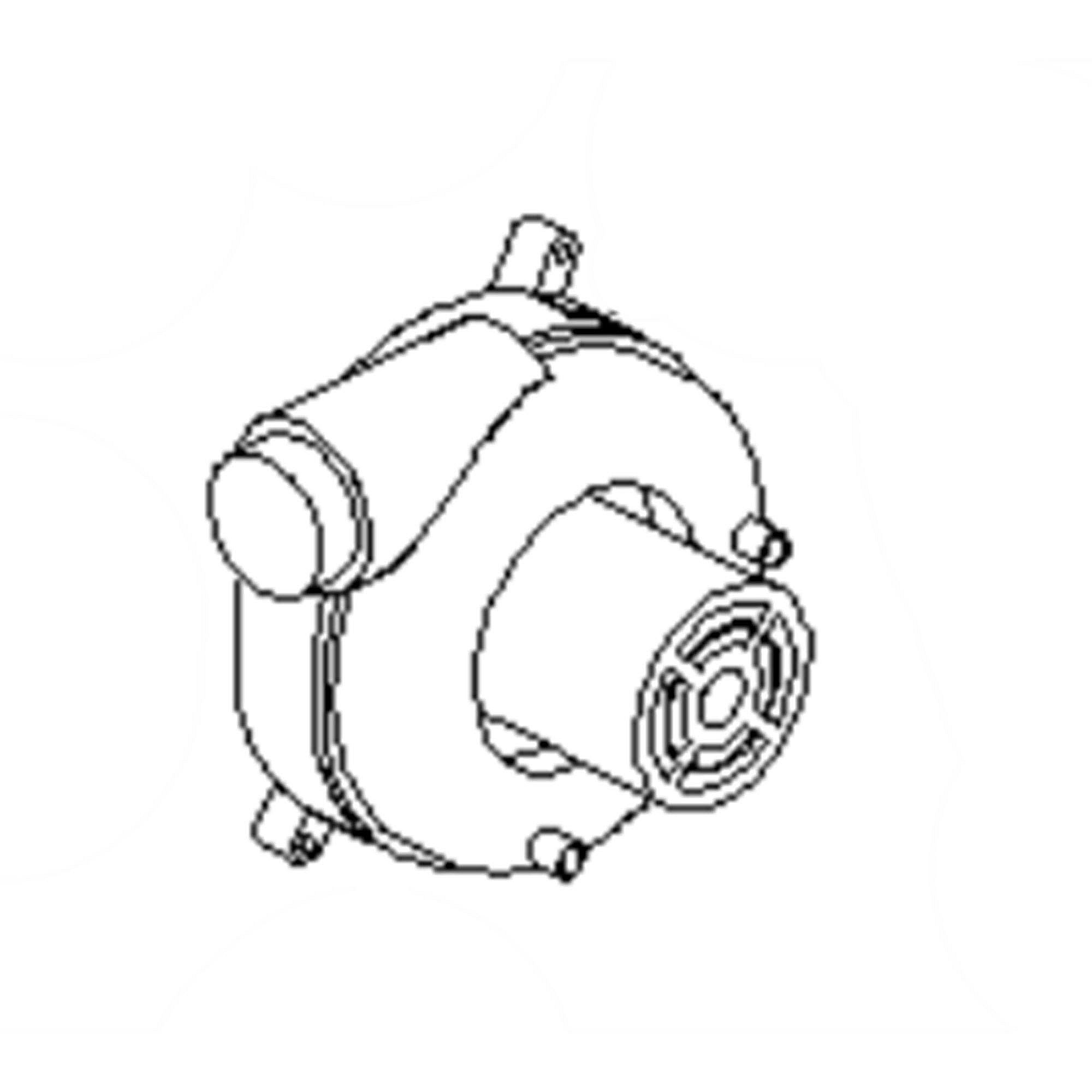 Part #b2833001S, Goodman Inducer Fan Motor Assembly