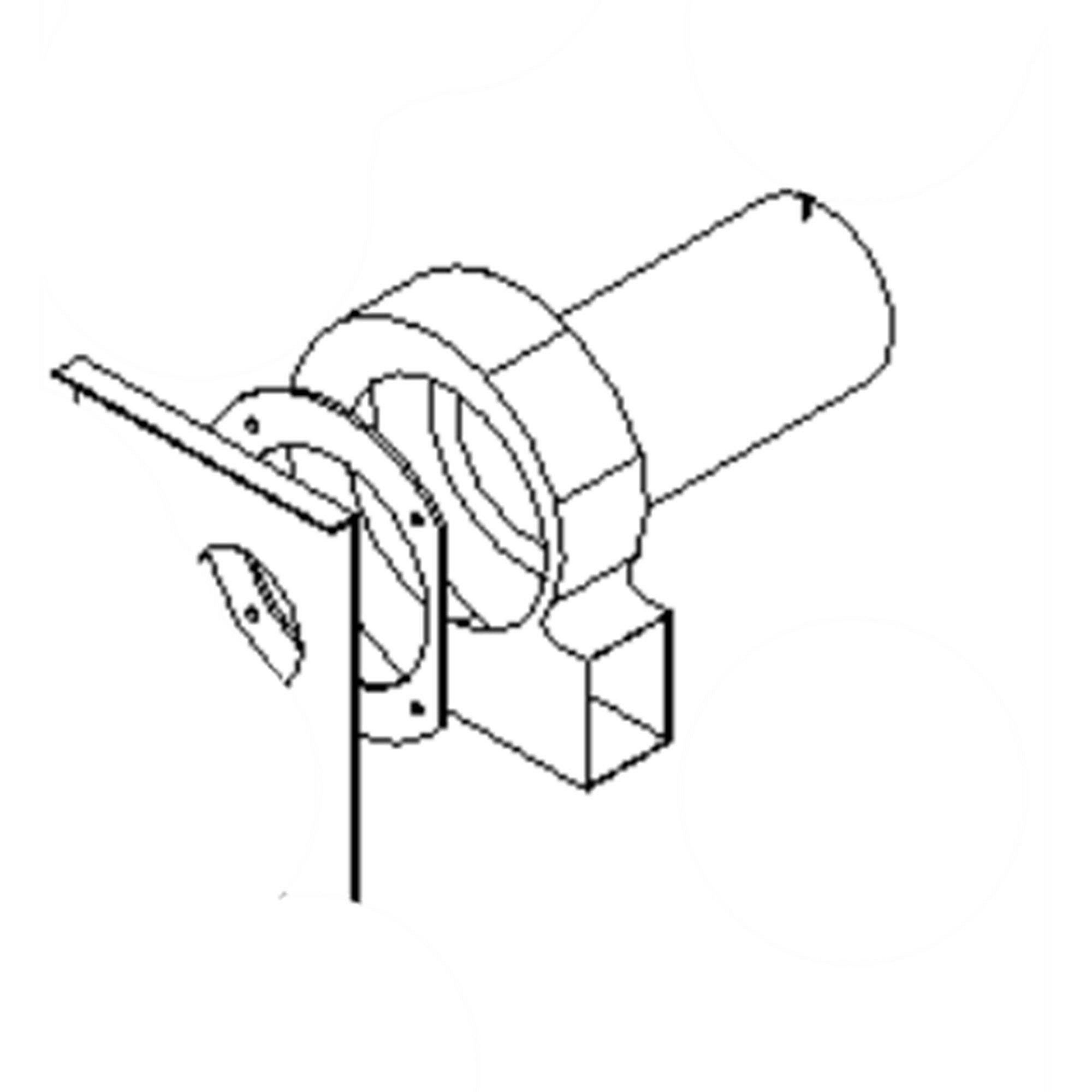 Part #b3233003, Goodman 208-230V 1/2Hp Inducer Assy