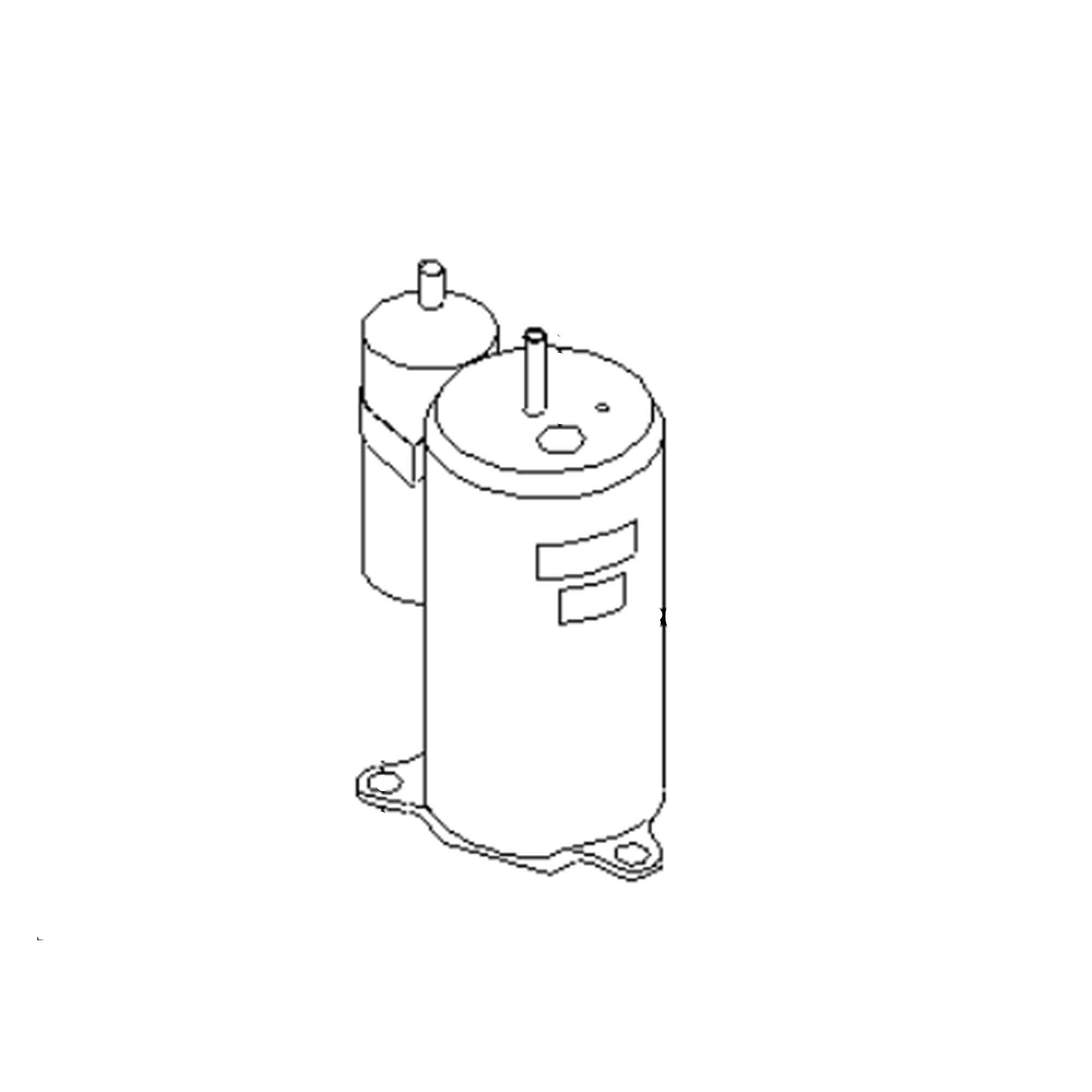Part #d6985810H, Goodman 265/277V1Ph 12000Btur22 Comp