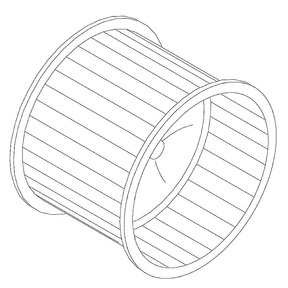 Part #1013011, Furnace Blower Fan Wheel / 14.40 x 13.50 x 13.40