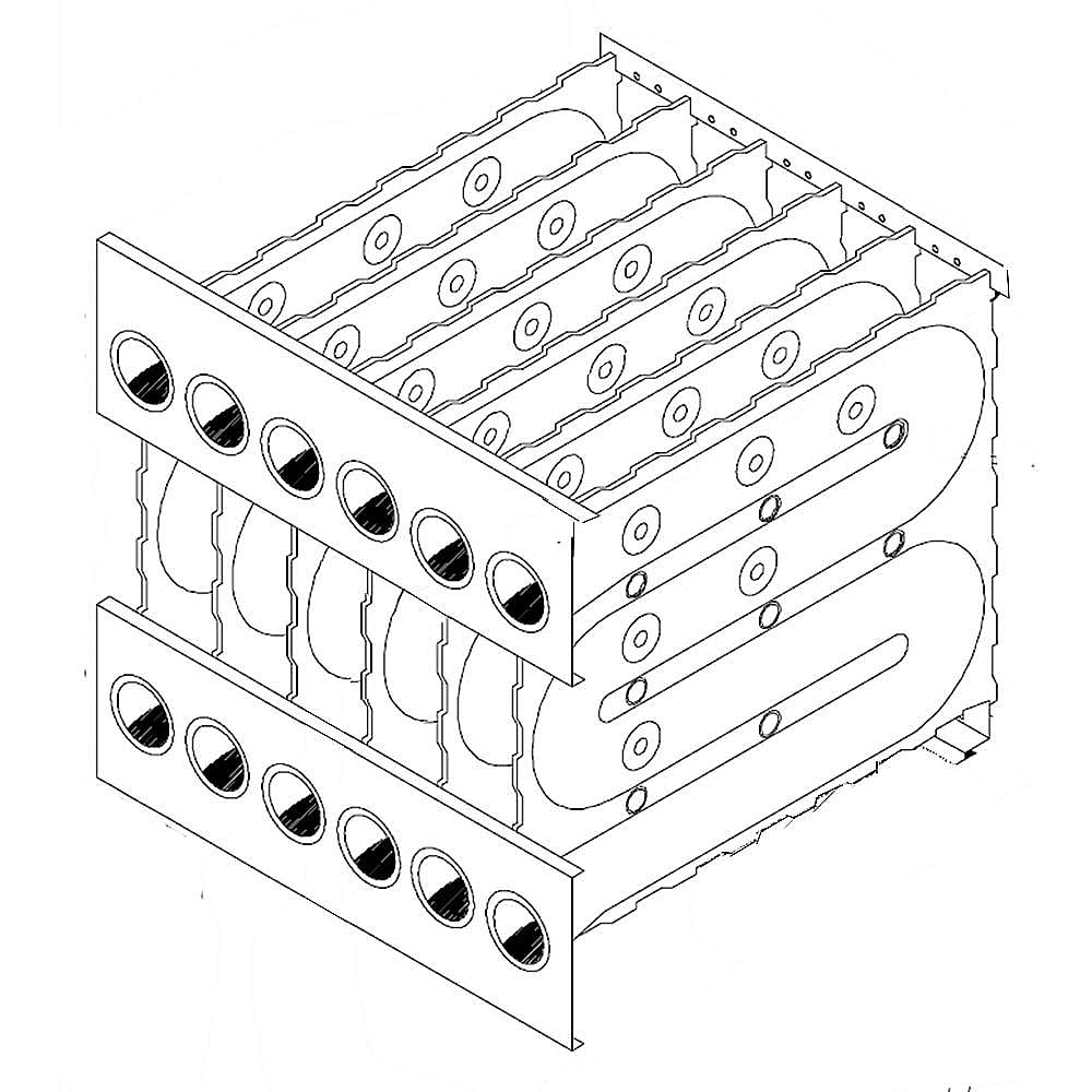 Part #1014490, Heat Exchange / 22.10 x 21.40 x 13.40