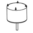 Central Air Conditioner Condenser Fan Motor for ICP CAC218AKA1 - Part 1086597