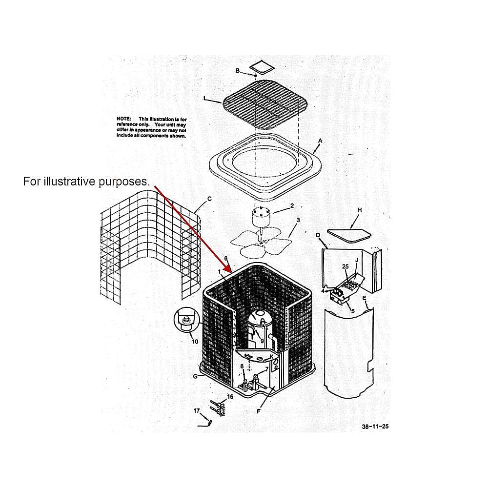 Central Air Conditioner Condenser Coil