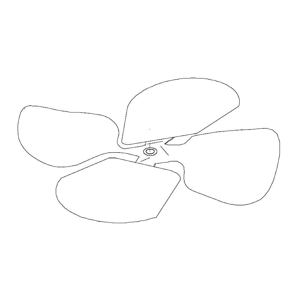 Part #1096902, Fan Blade / 19.80 x 19.80 x 6.20