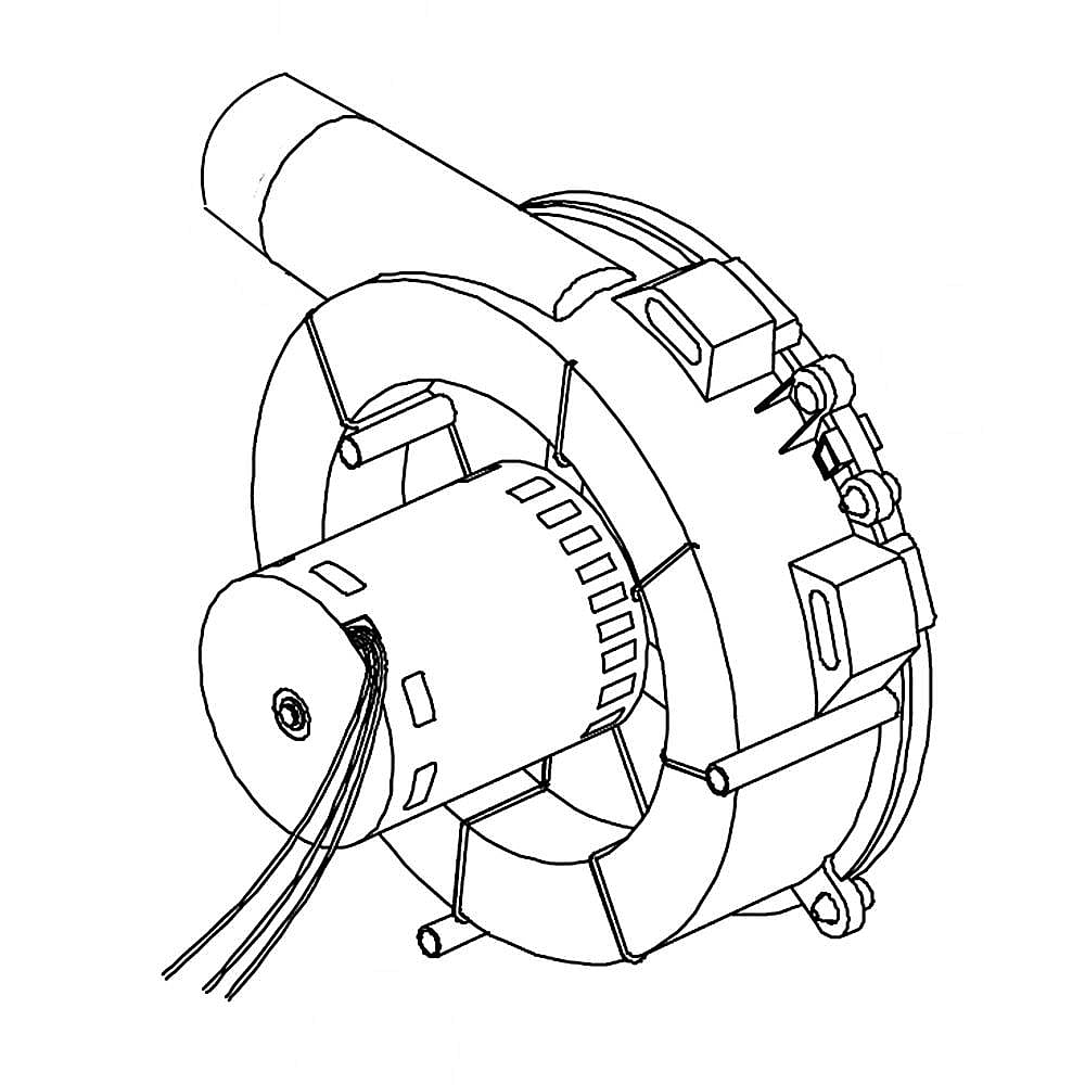 Part #1172826, Furnace Inducer Vent Motor Assembly / 13.00 x 12.60 x 12.50