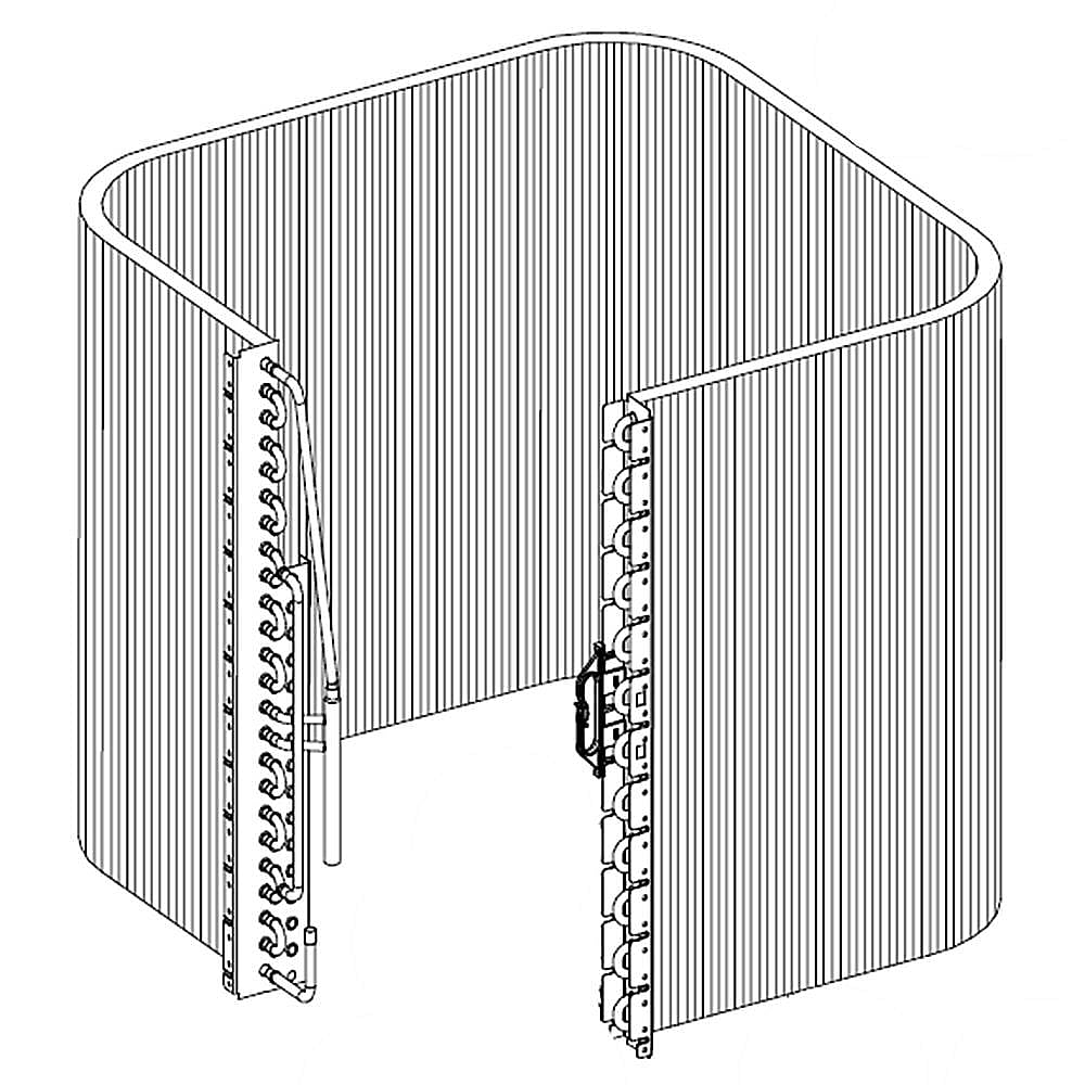 Part #1173919, Central Air Conditioner Condenser Coil