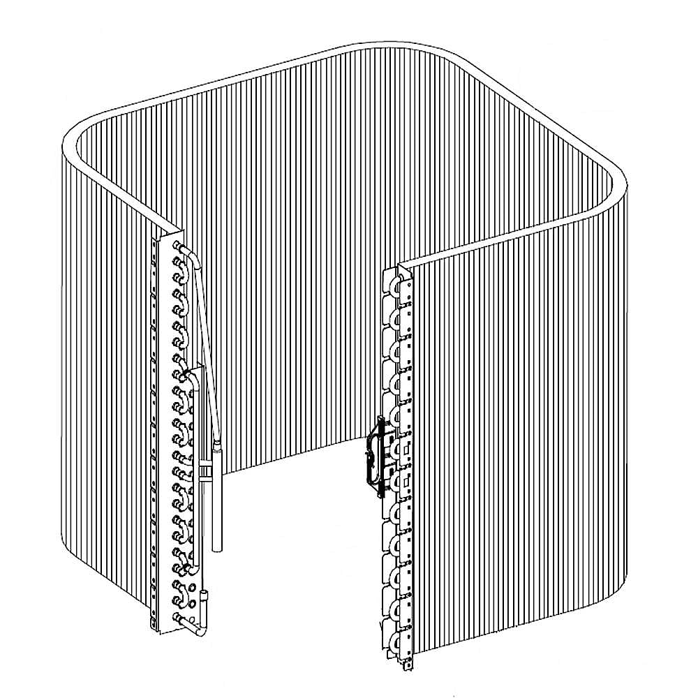 Part #1176551, Central Air Conditioner Condenser Coil / 26.00 x 34.00 x 34.00