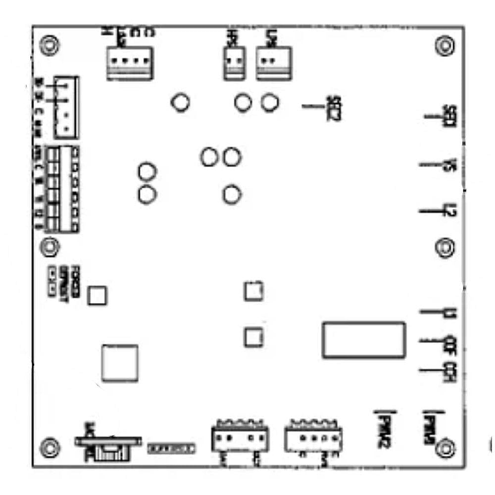 Part #1186140, Icp Central Air Conditioner Heat Pump Electronic Control Board