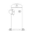 Central Air Conditioner Compressor for ICP N4A448AKB100 - Part ZP42K5EPFV130