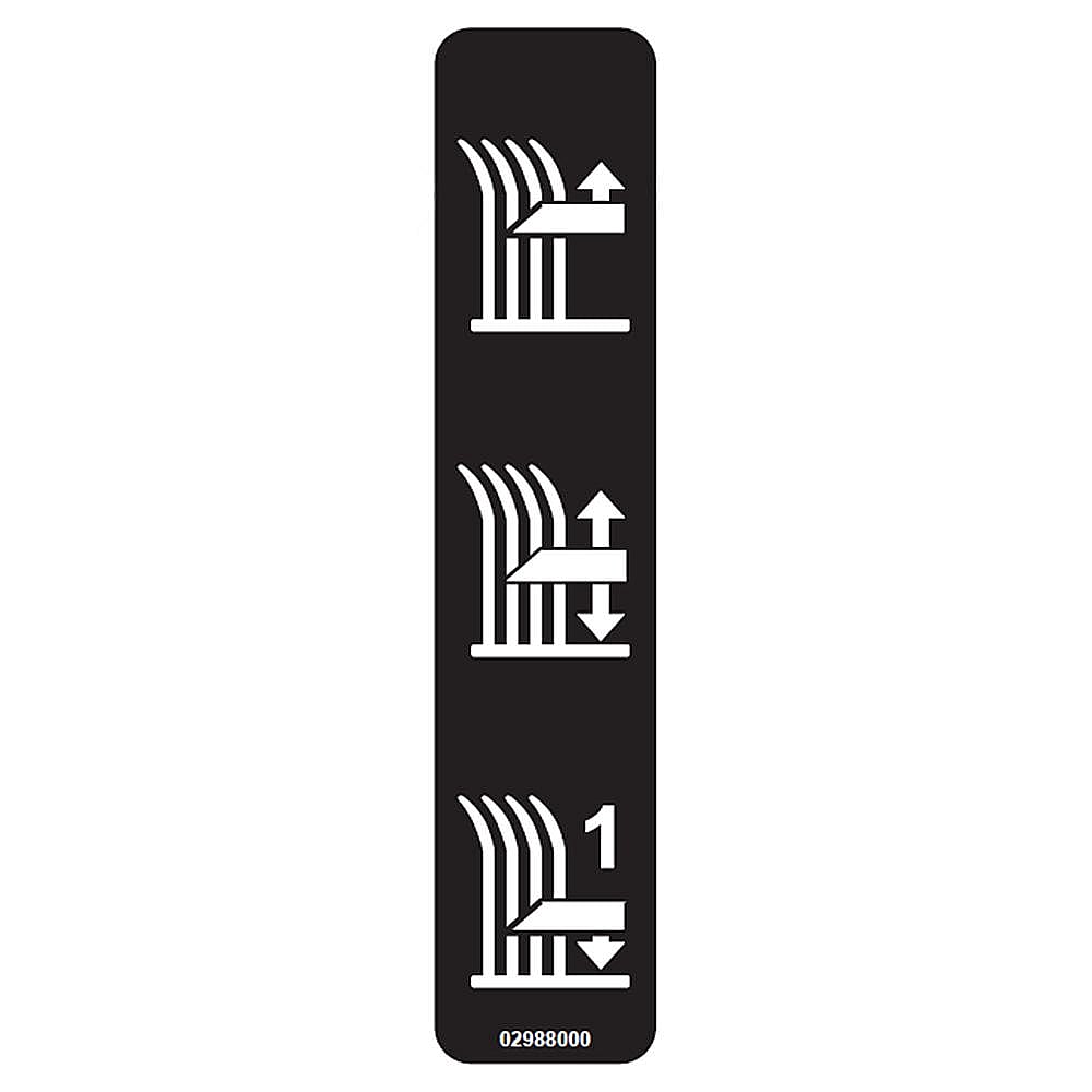 Part #02988000, Cut Decal