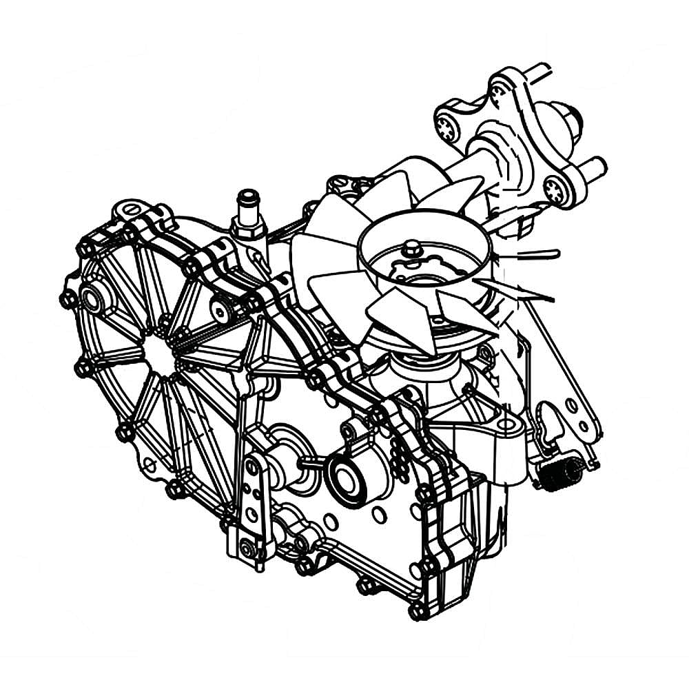 Part #03265700, Lawn Tractor Transaxle, Left