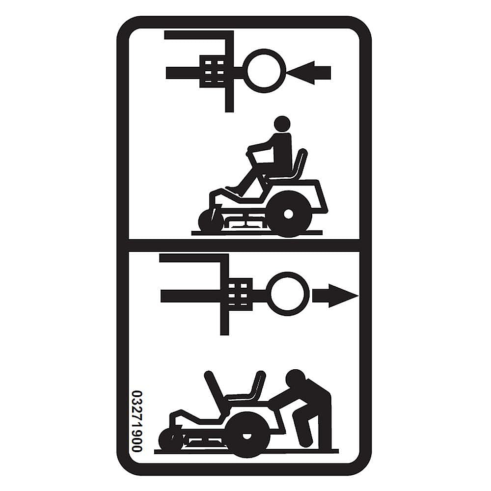 Part #03271900, Decal- Tra