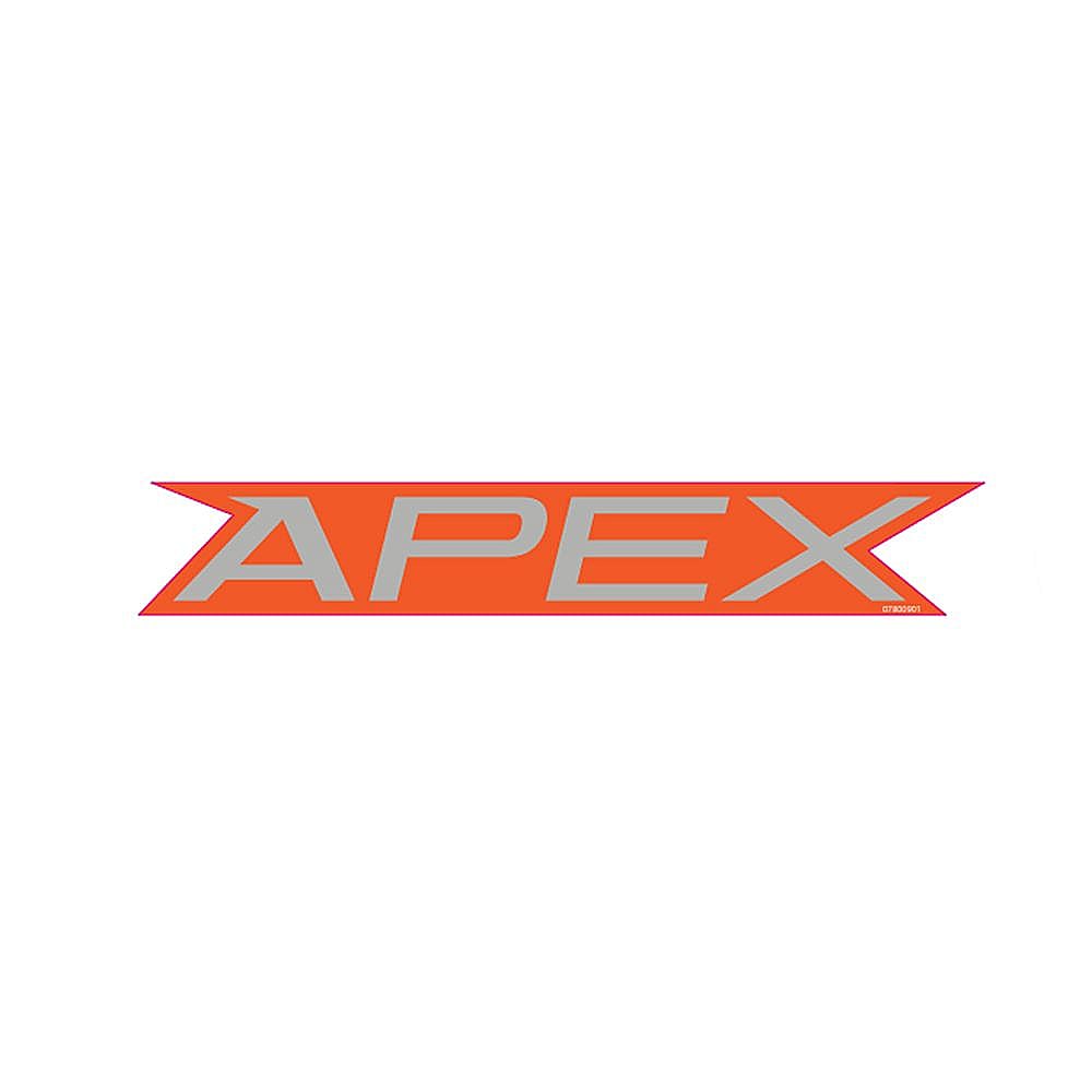Part #07800901, Decal- Apex