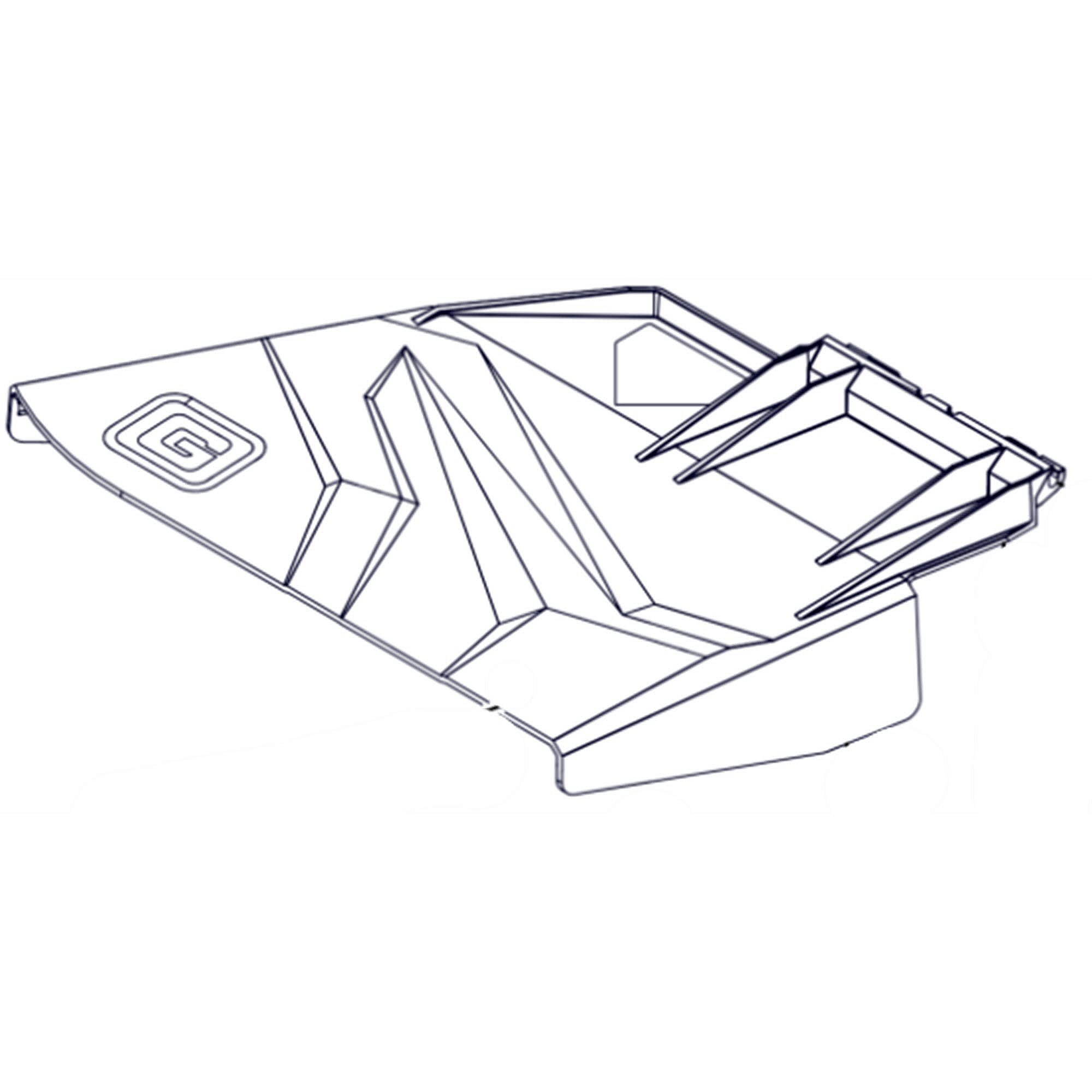 Part #09678000, Chute- Side Discharge