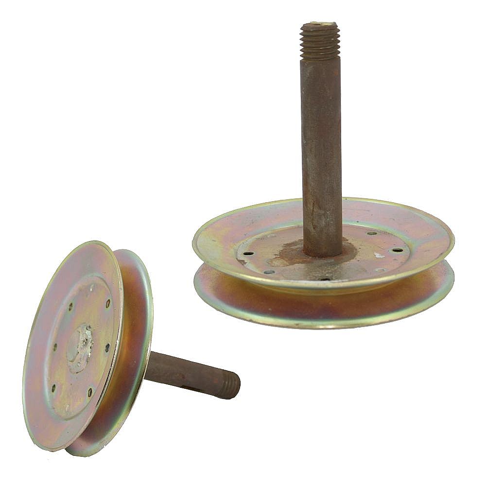 Lawn Tractor Mandrel Shaft And Pulley