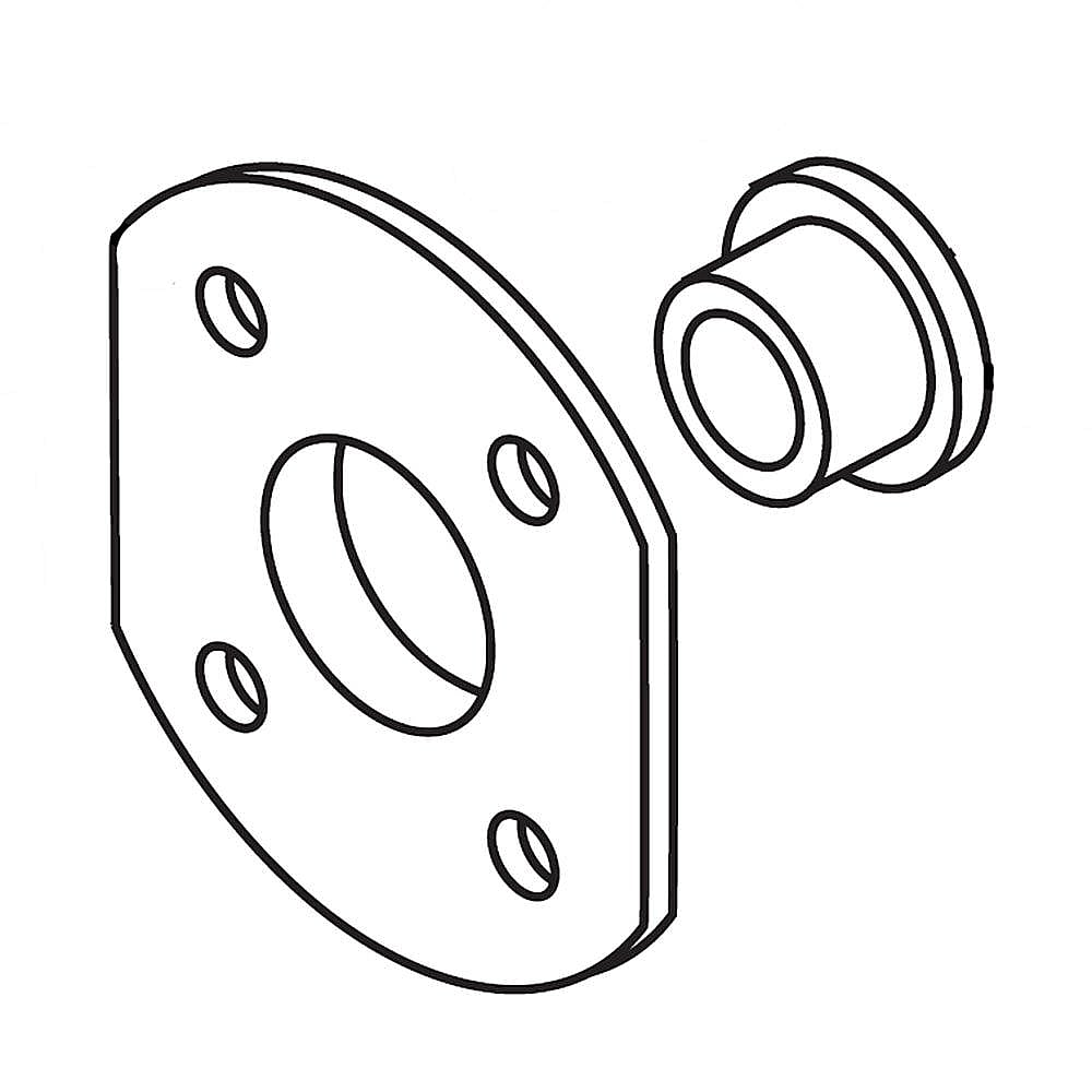 Part #53211500, Snowblower Flange And Bushing