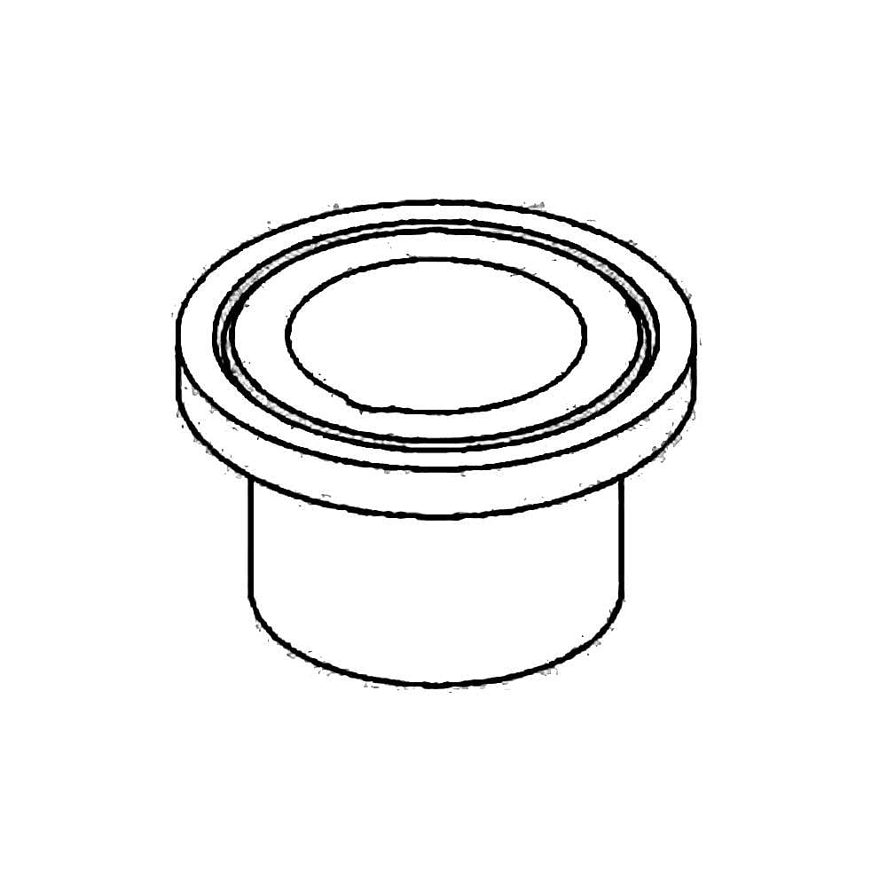 Lawn Mower Flange Bearing, 1 x 1-1/4 x 1-in