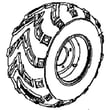 Go-kart Wheel Assembly, Rear for Manco 6150 - Part 14399