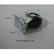 Gas Grill Caster Wheel And Brake for Kenmore 12216641900 - Part 05000732A0