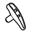 Start Handle for Hitachi CG22EAD - Part 668-4680