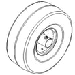 Toro Lawn Tractor Wheel for Toro 74360 (270000001-270999999) - Part 105-3471