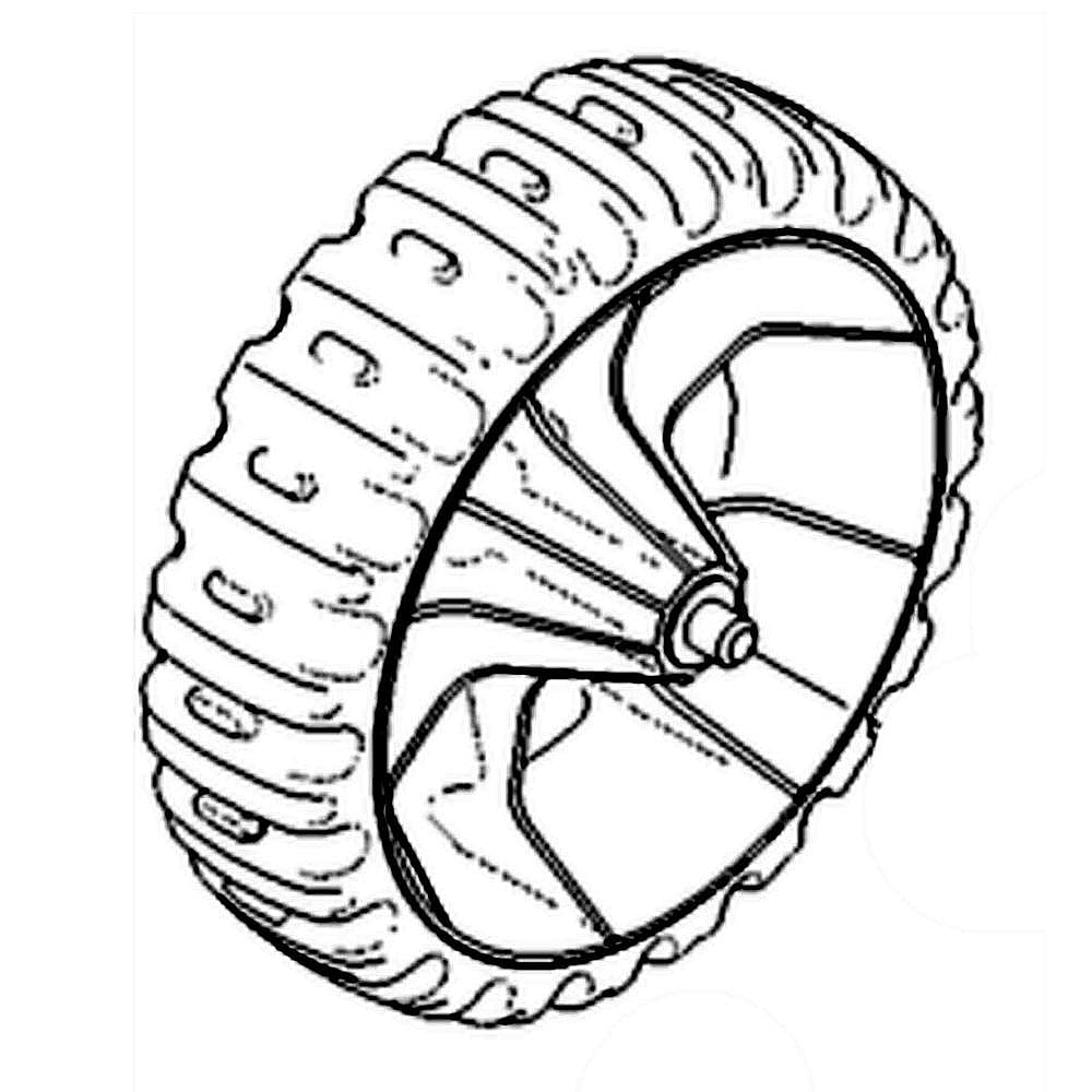 Part #117-5964, 7 Inch Wheel (Replaces 107-3891, 112-1548)