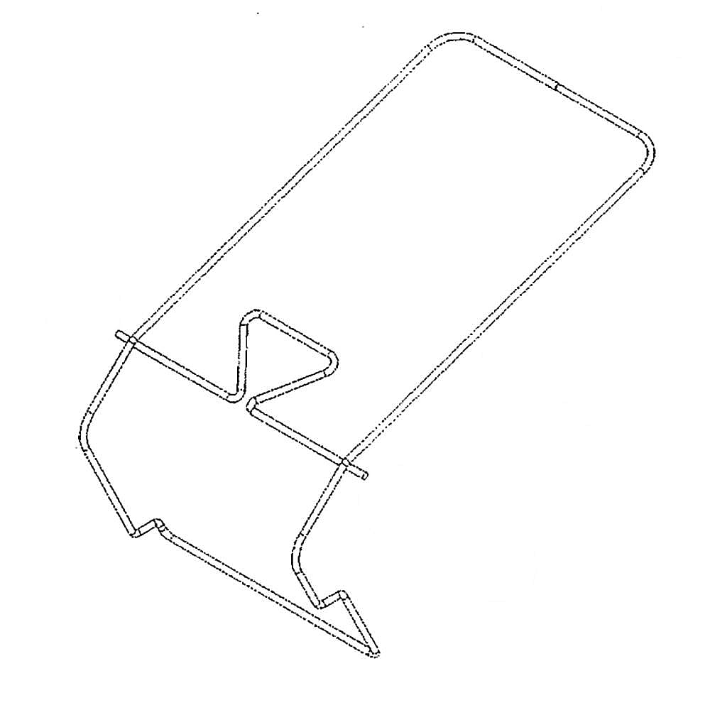 Part #108-9785-03, Lawn Mower Grass Bag Frame