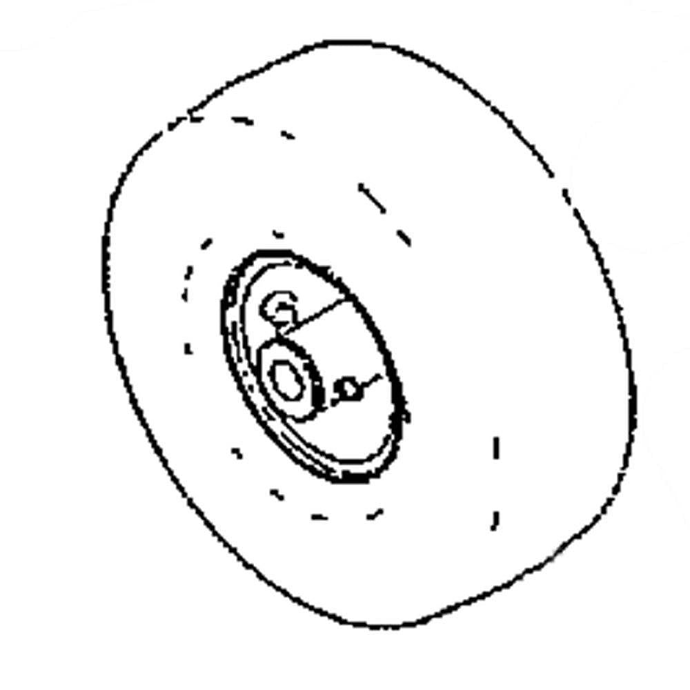 Part #110-6785, Lawn Tractor Caster Wheel