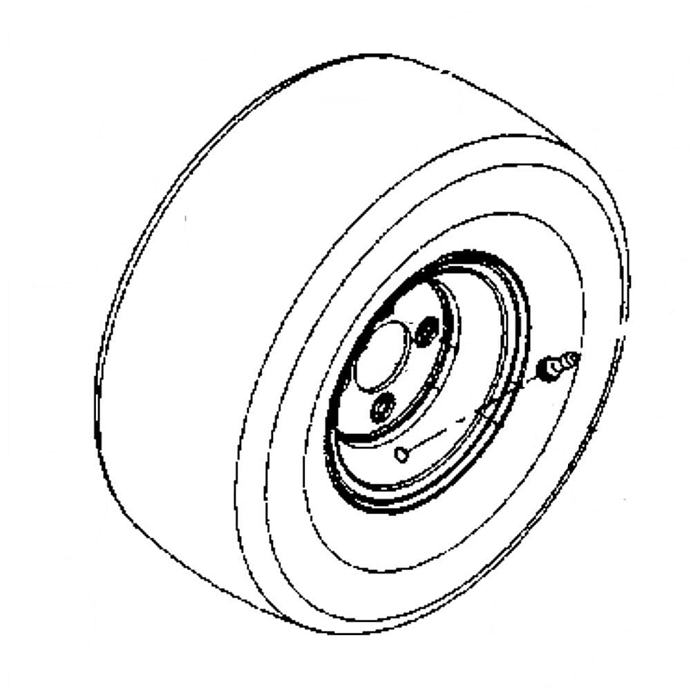 Part #110-6881, Lawn & Garden Equipment Wheel Assembly