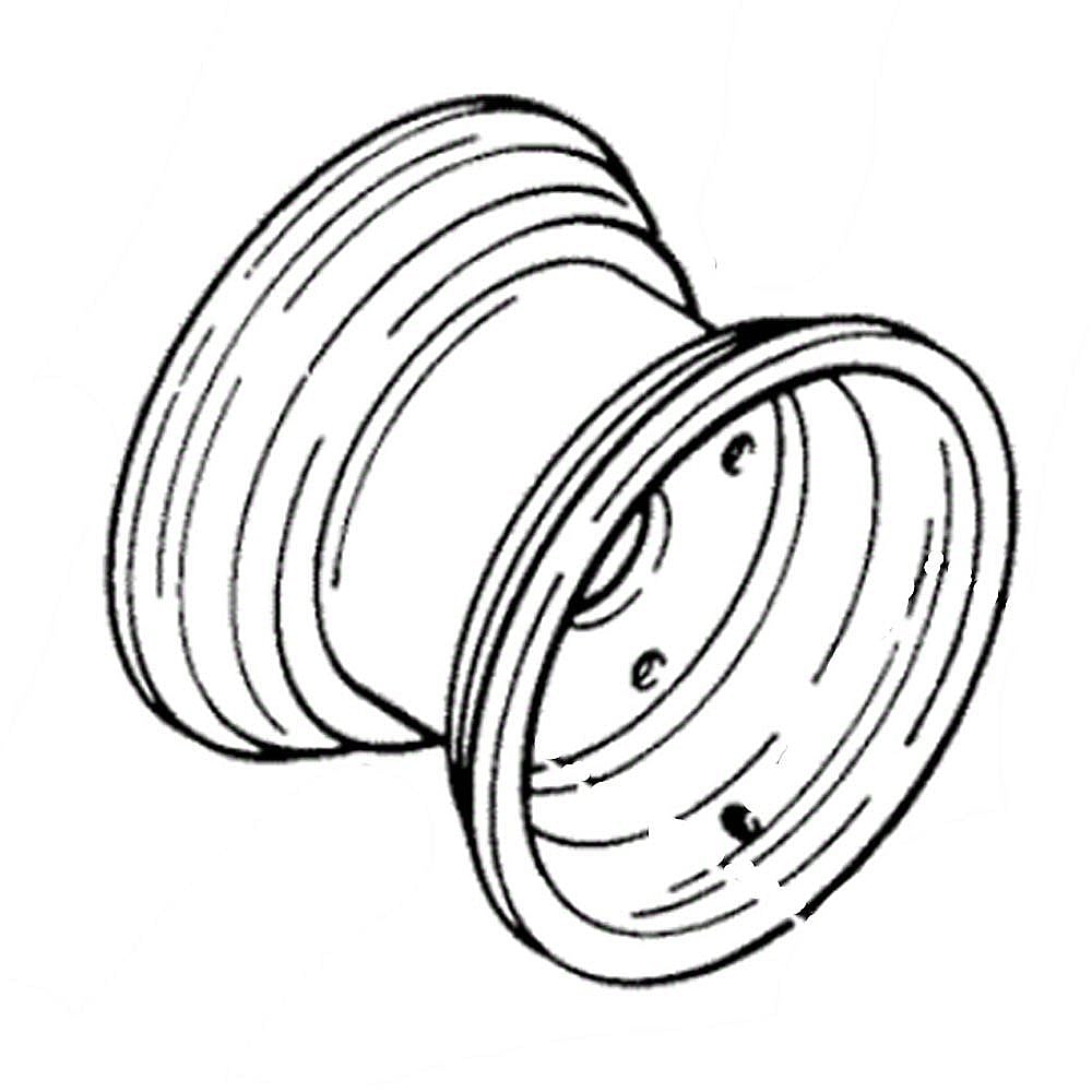 Part #111516, Lawn Tractor Wheel Rim