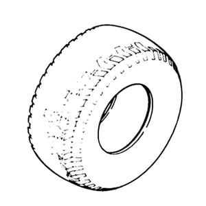 Lawn Tractor Tire, 22 X 9-in 111517