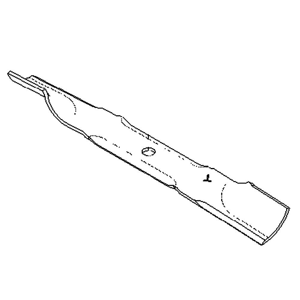 Part #115-5059-03, Toro Lawn Tractor 50-In Deck High-Lift Blade