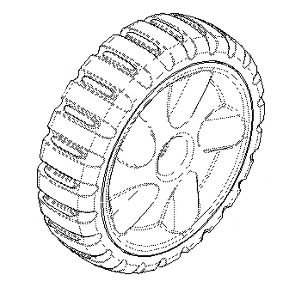 Part #117-4104, Lawn & Garden Equipment Wheel, Rear