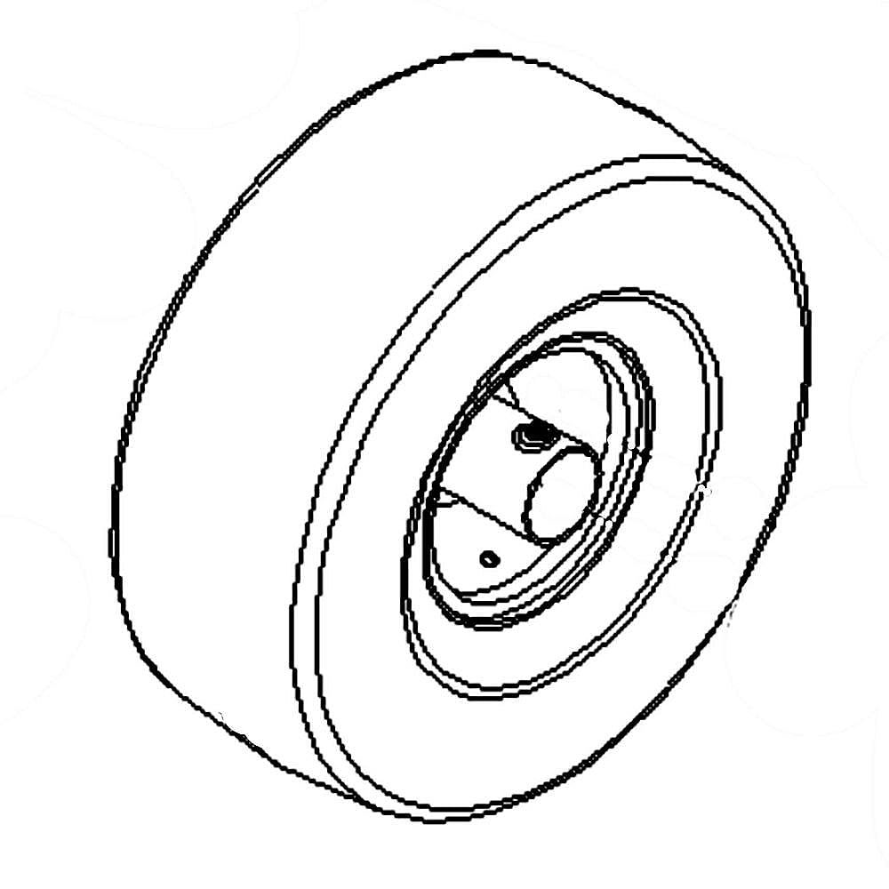 Part #117-7293, Toro Lawn Tractor Wheel Assembly, 11-In