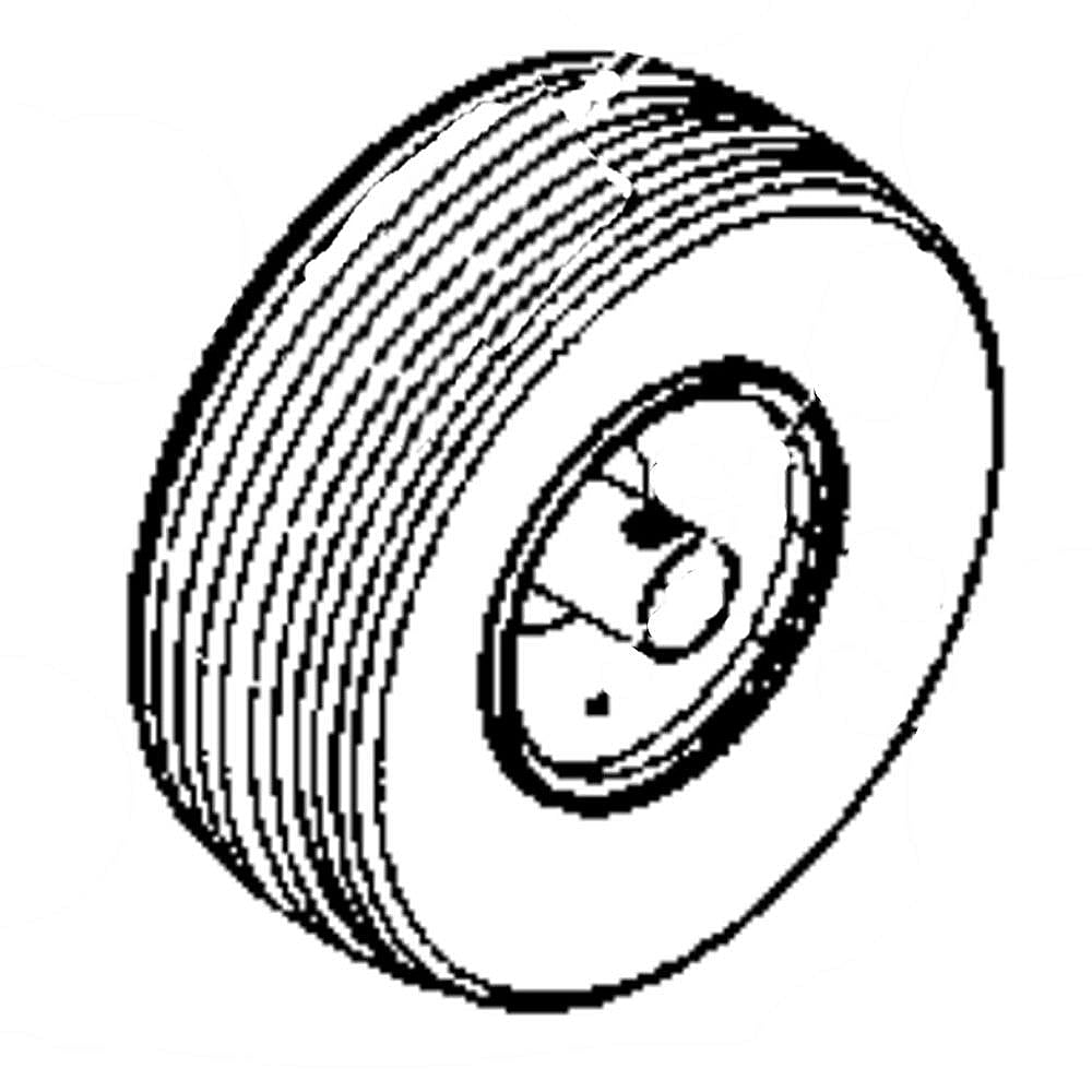 Part #117-7386, Lawn & Garden Equipment Wheel Assembly