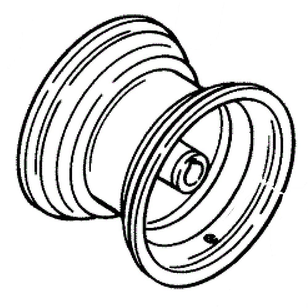 Part #117134, Lawn & Garden Equipment Wheel Assembly