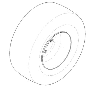 Lawn Tractor Wheel Assembly 119-3422