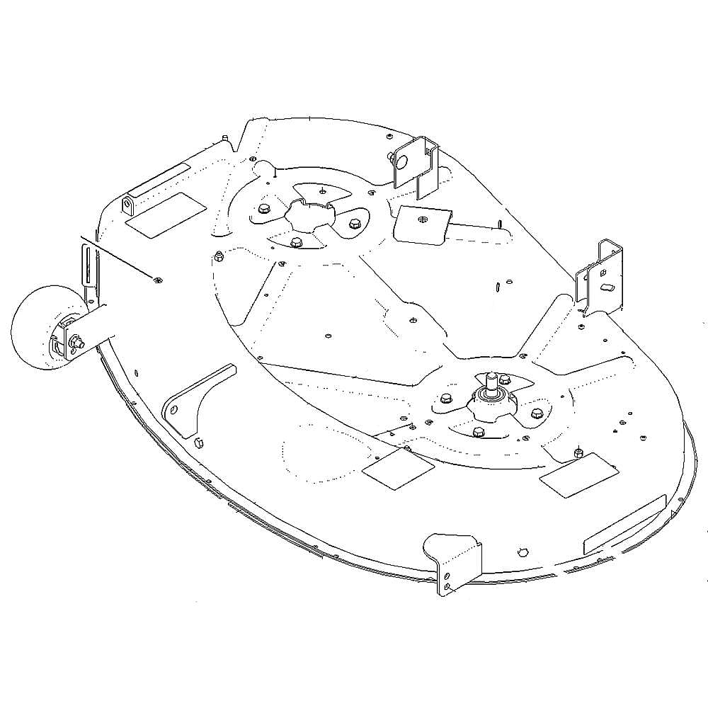 Part #131-3604, Lawn Tractor 42-In Deck Housing