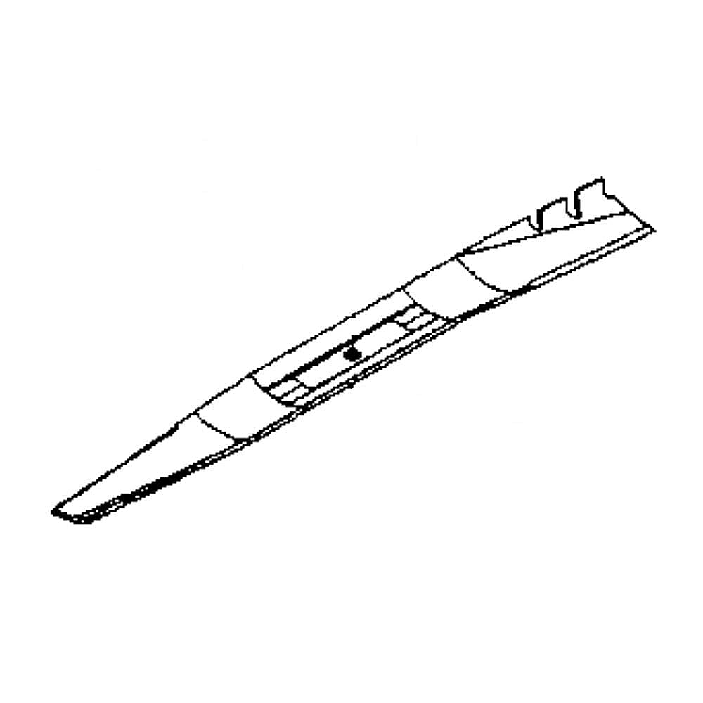Part #131-4547-03, Lawn Mower 22-In Deck Mulching Blade / 21.50 x 2.25 x 0.50