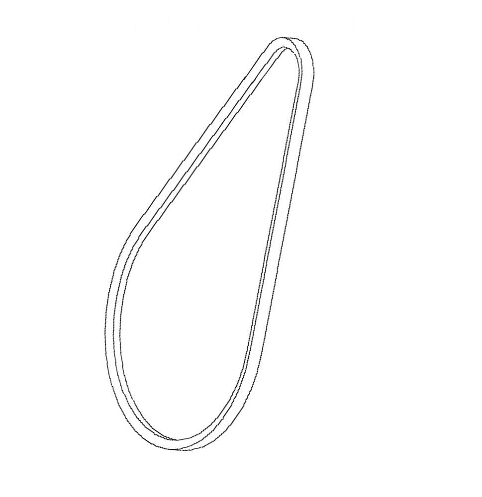 Part #17-6540, Snowblower Traction Drive Belt, 1/2 X 44-In