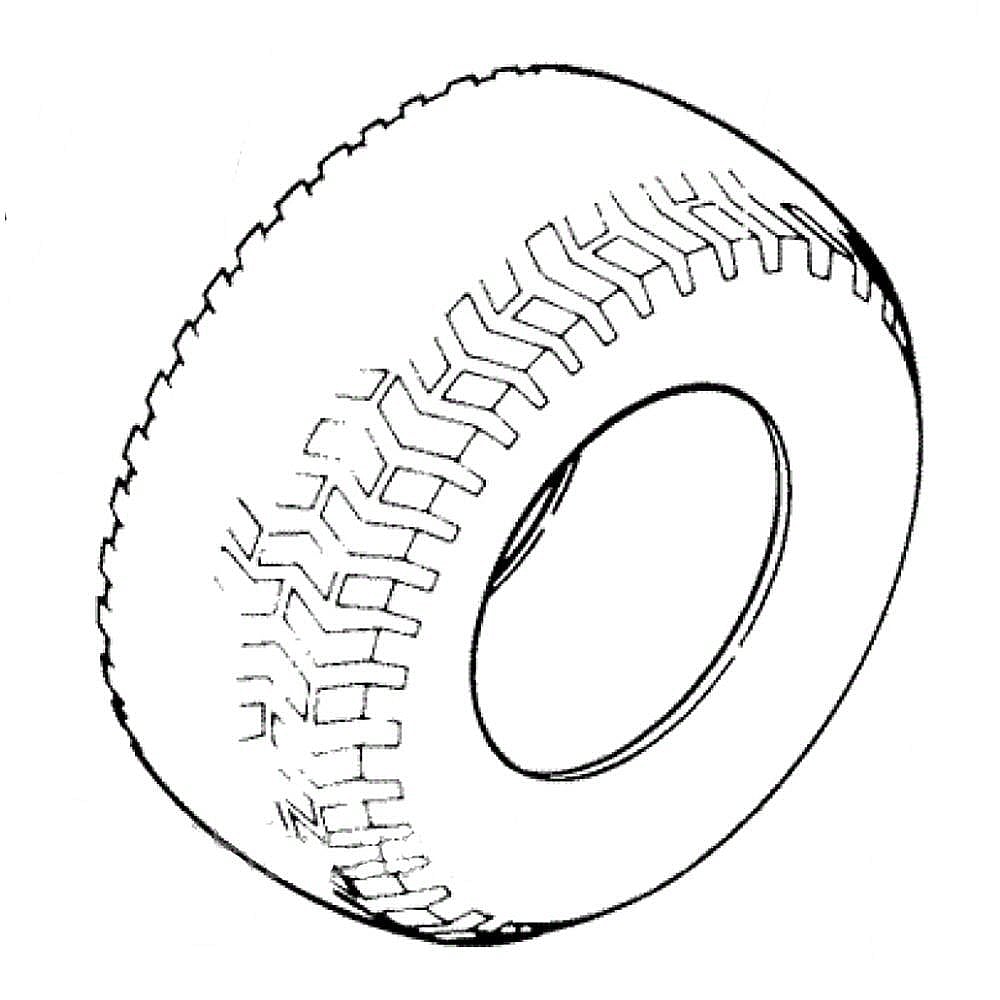 Part #8191, Lawn Tractor Tire
