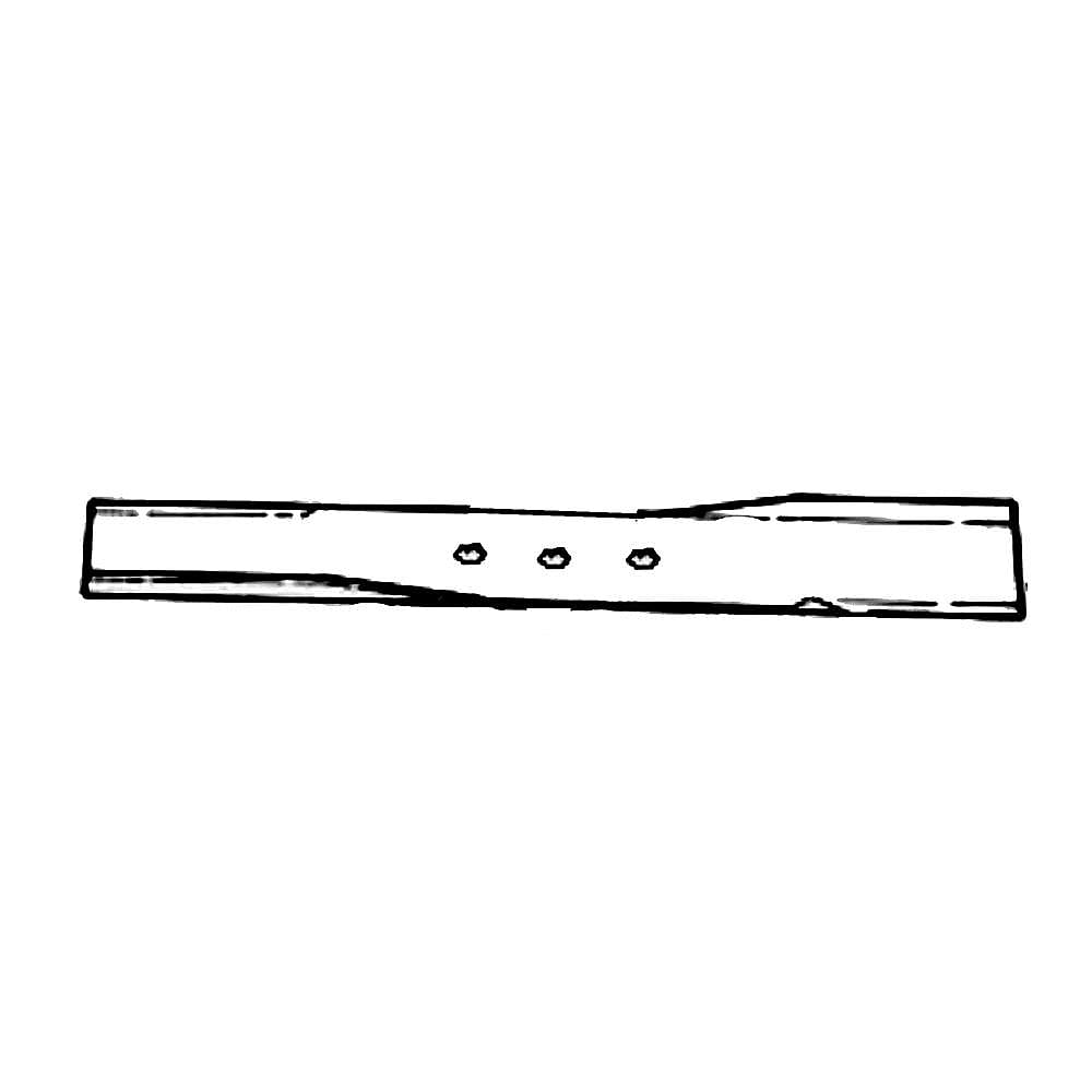 Part #89844, Lawn Mower 21-In Deck Mulching Blade | 20.50 x 2.25 x 0.50