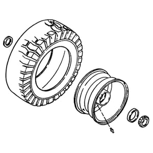 Lawn Tractor Wheel Assembly 93-9806