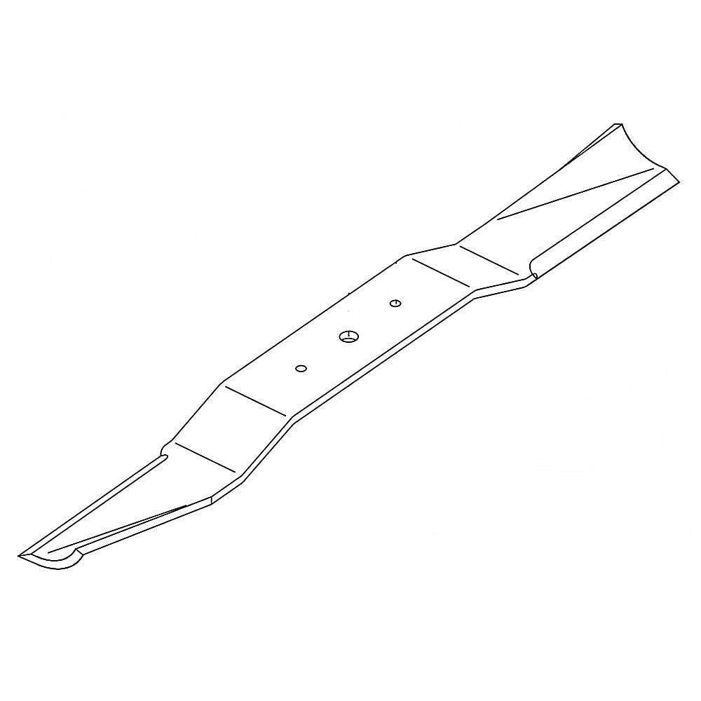 Part #98-3029-03, Lawn Tractor 48-In Deck Bagging Blade, Right (Replaces 98-3029)