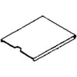 Gas Grill Side Burner Lid for Kenmore 25865-4H - Part P00115345K