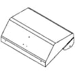 Lid for Kenmore Elite 14117638900 - Part P001473034
