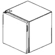 Gas Grill Refrigerator Module for Kenmore Elite 14116736900 - Part P05335022B