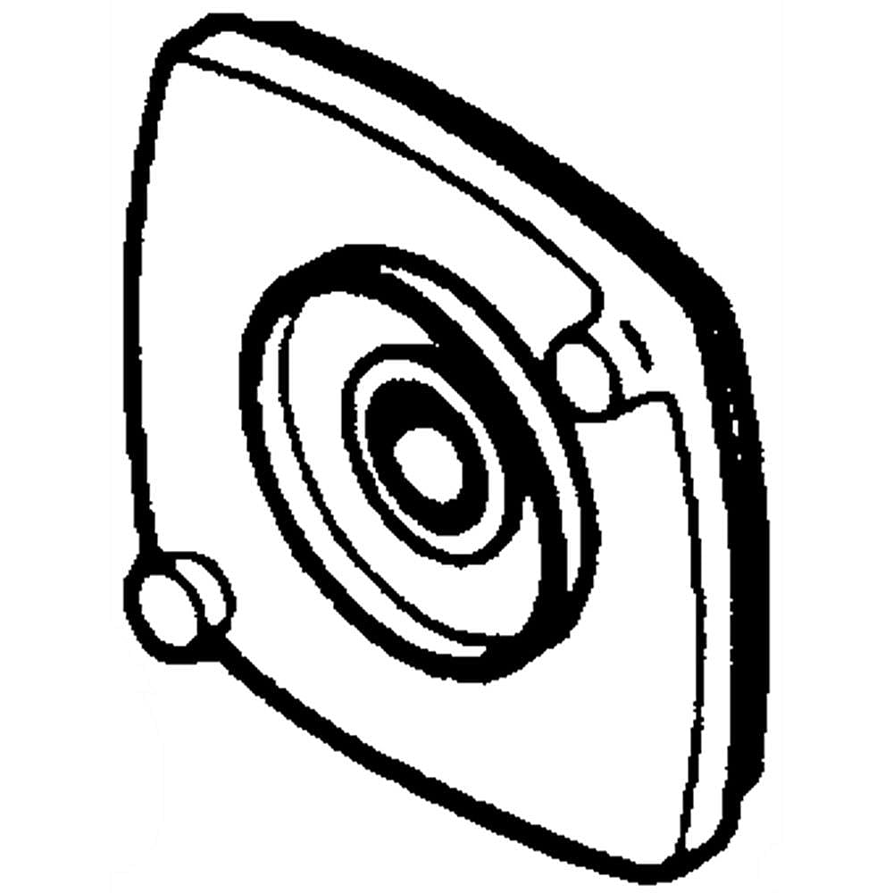 Part #35449, Lawn Mower End Cap / 5.68 x 5.31 x 2.43