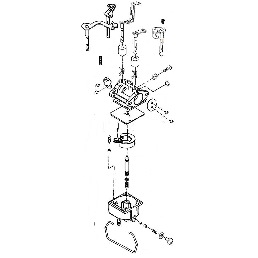 Photo of Part #640221, Lawn & Garden Equipment Engine Carburetor | 5.30 x 4.70 x 3.80 from Repair Parts Direct